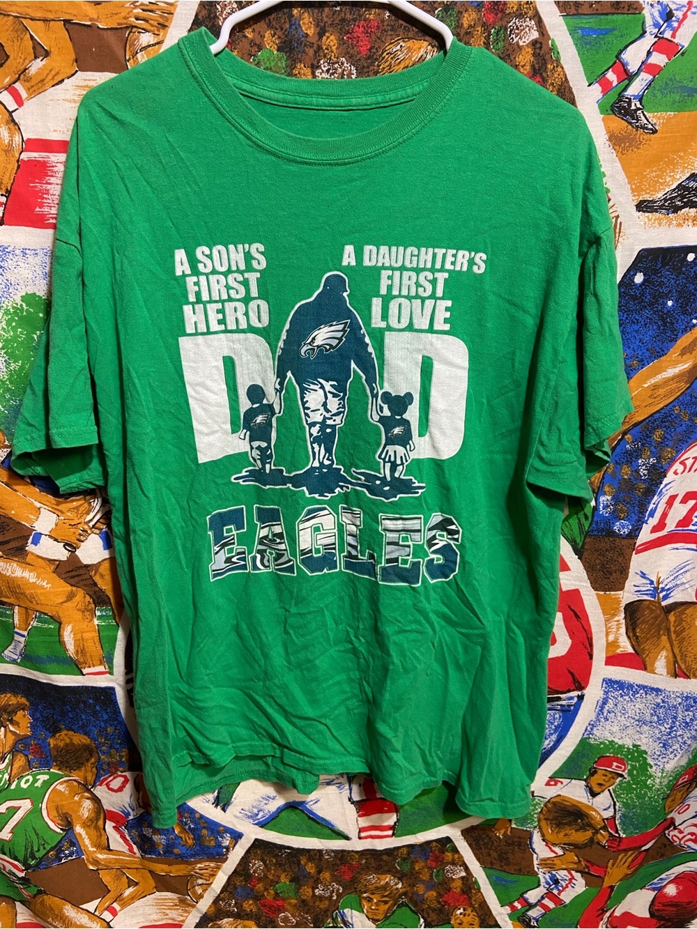 Vintage Philadelphia Eagles Dad Graphic Tee